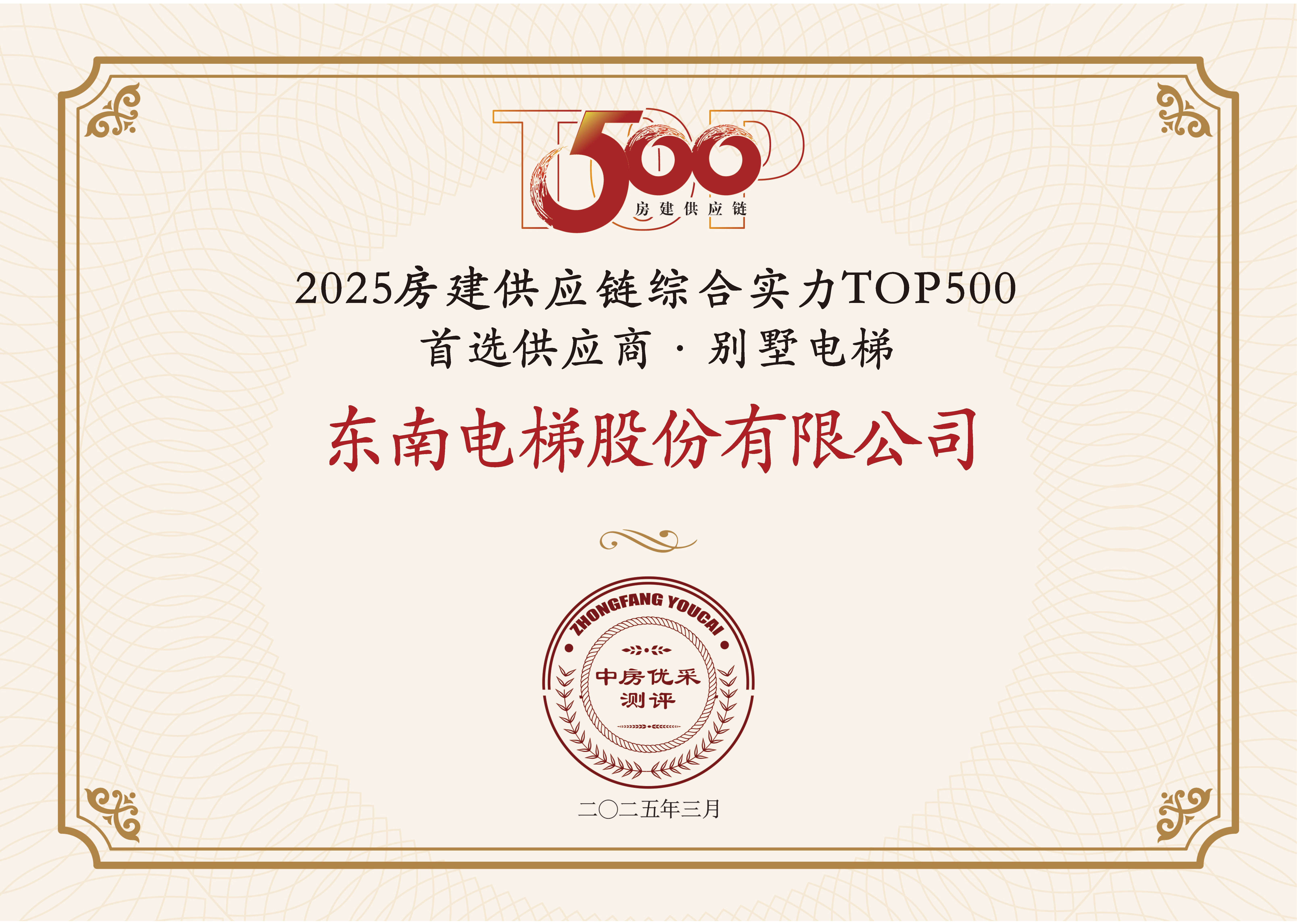2025 TOP500 别墅电梯 